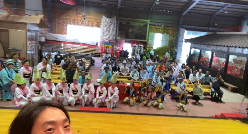 上映会イベント後の集合写真